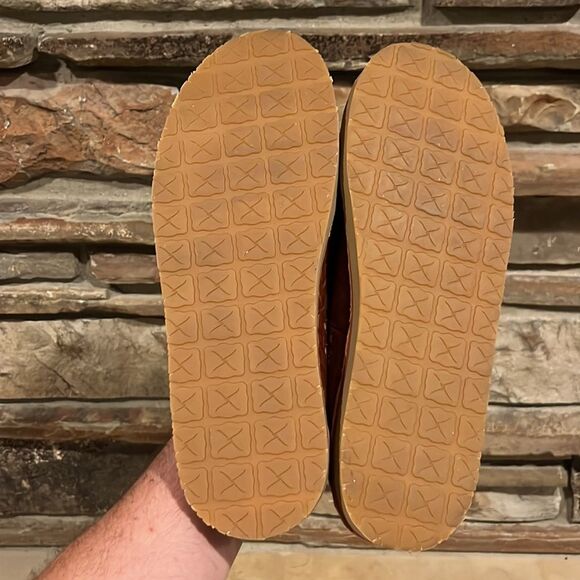 Twisted X Brown Woven Leather Driving Loafer main image 5